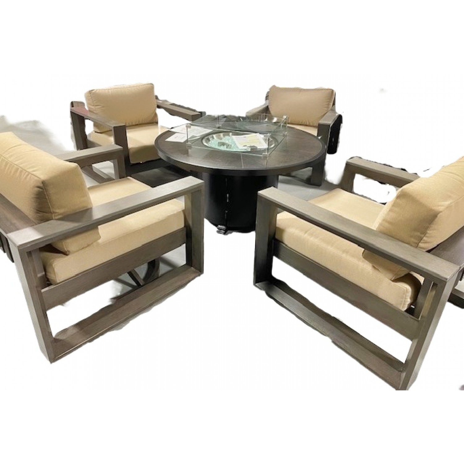 A Belvedere Outdoor 4 Piece Chair Set