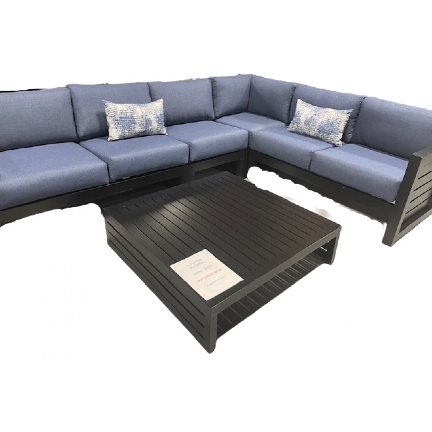 Lakeview Outdoor Sectional Black