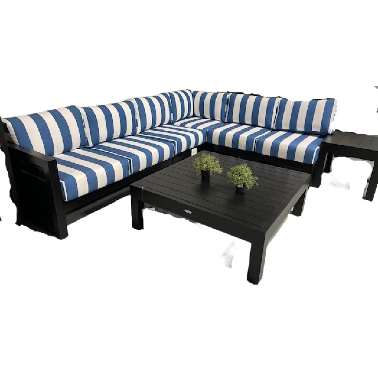 Lakeview Outdoor Sectional Black